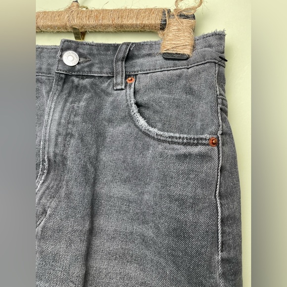 3 for $30 🦋 Like New Black Denim Skirt ZARA Small - 100% cotton - Hi Waisted - Picture 6 of 14